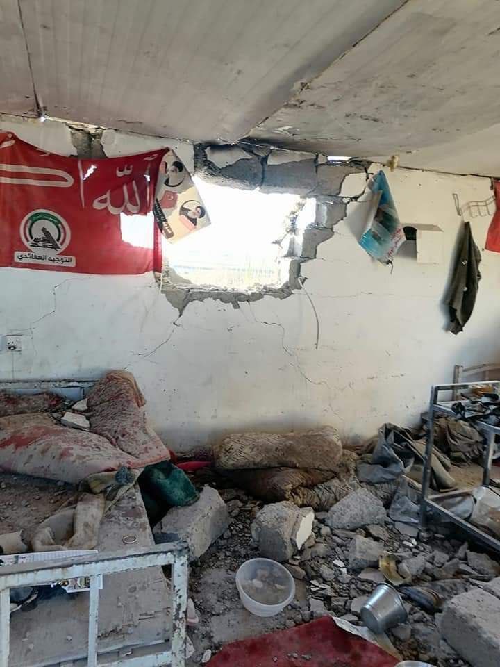 Iran-backed Shia militias claim that Peshmerga forces fired a guided missile at one of their outposts near Bartella in Nineveh Plain, wounding one fighter