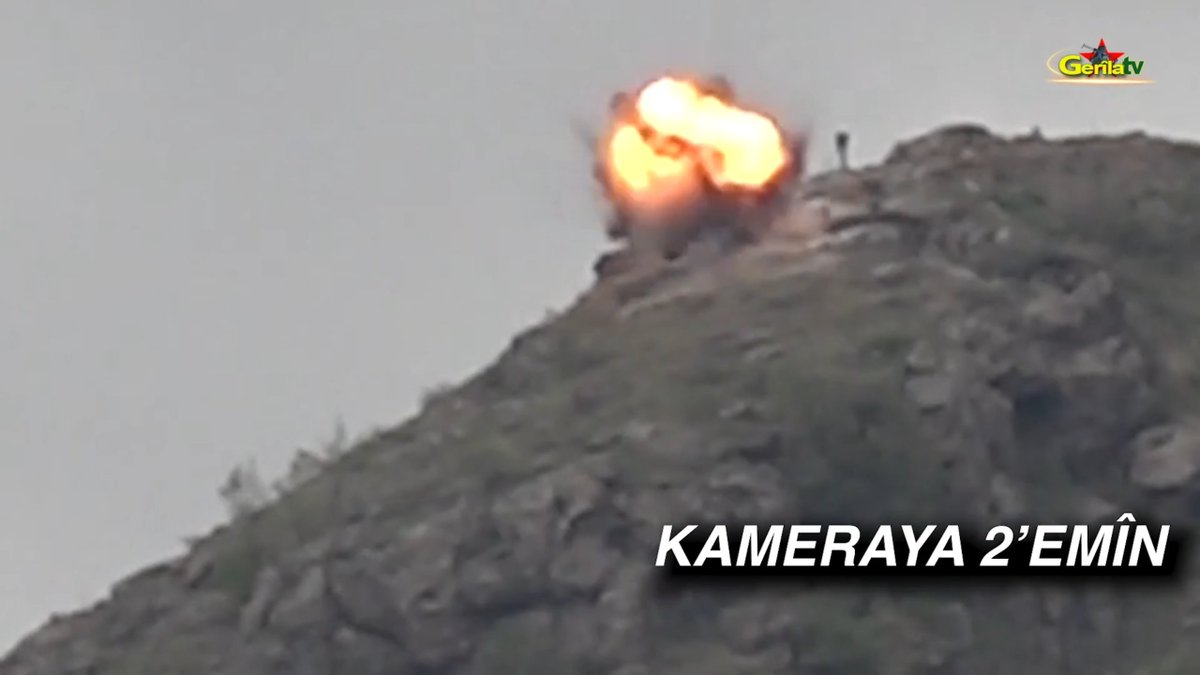 PKK has released a footage from 1 May, showing an ATGM attack on a Turkish army position. There appears to be some Turkish soldiers wounded/killed. Location is Zap. Geolocation proposal is: