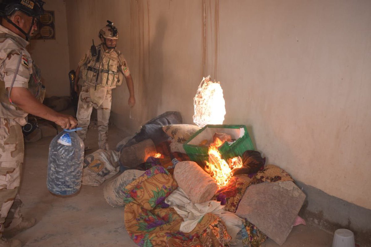 Iraqi Security Forces find and destroy 2 ISIS hideouts in Kirkuk