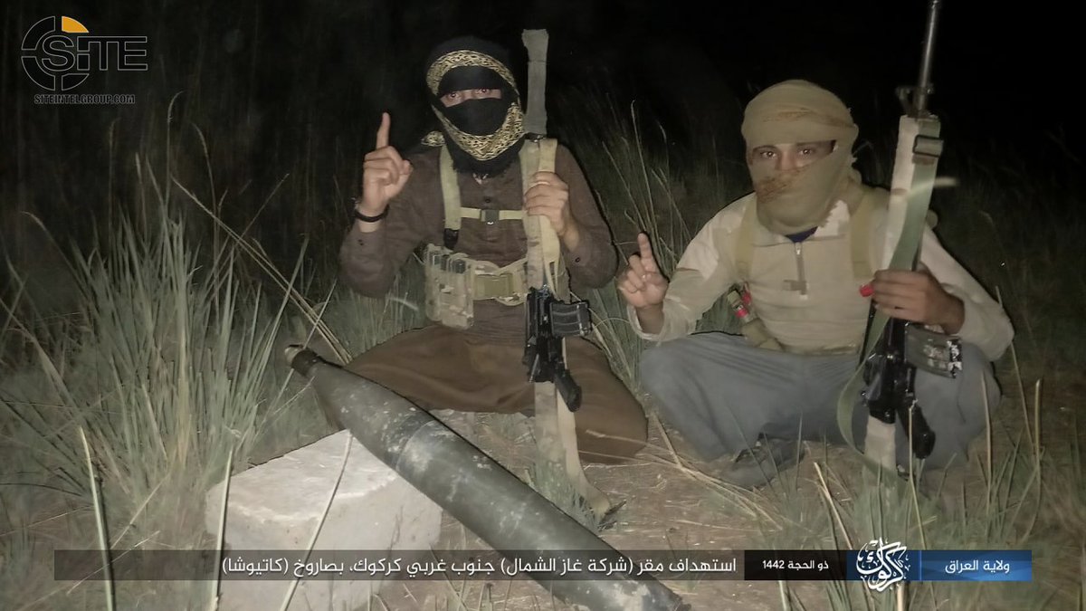 Despite ISIS military official stating it concluded its campaign of targeting electrical towers in Iraq on July 10, the group cont's to target energy sector. Today it issued images for a July 18 rocket strike targeting the North Gas Company in Kirkuk, its 2nd such attack in July