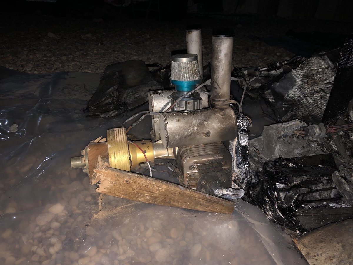 Additional pix from the suicide drone that was shot down last night near Al Assad Air Base. This is the third failed drone attack against US troops in Iraq in the past few days