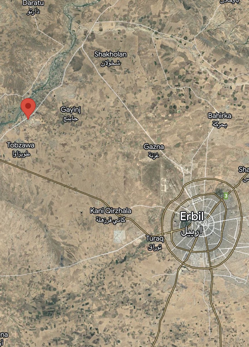 At least three Katyusha rockets fell in areas between Khabat and Kawrgosk, near KAR Group-run oil refinery in Erbil governorate