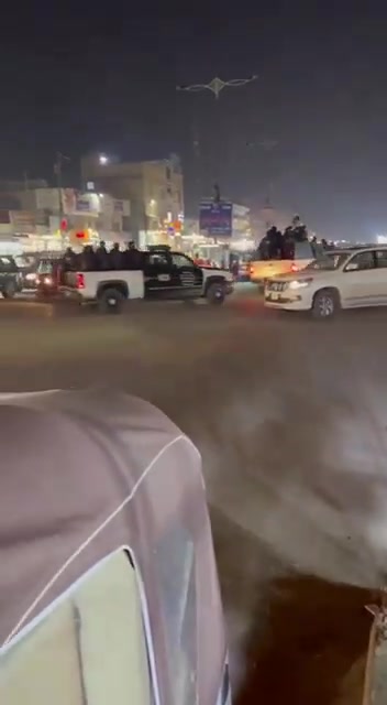 Heavy riot police deployment in Sadr City, eastern Baghdad. 