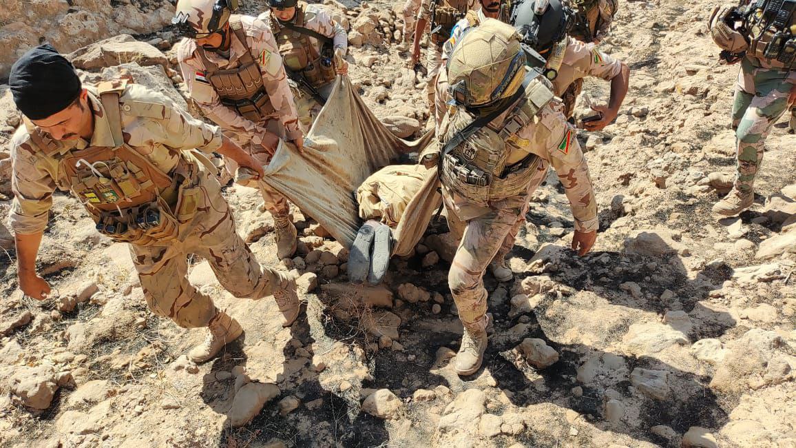 Three militants, including an ISIS leader, were killed in an Iraqi air strike north of Diyala