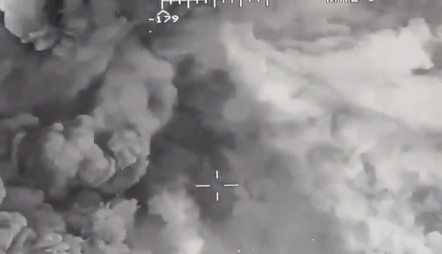 An Iraqi air strike destroys ISIS hideouts & kills a number of them in the Hamrin Mountains