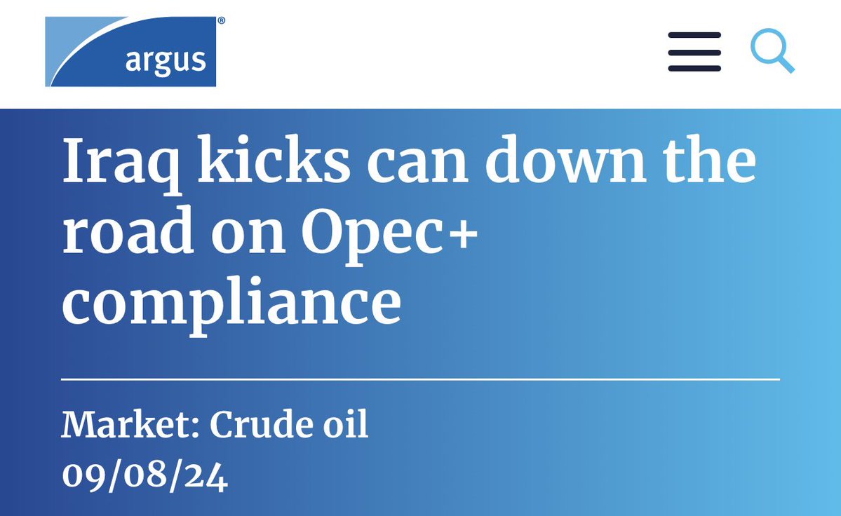 Iraq exceeded its 4mn b/d #Opec+ crude production target again last month