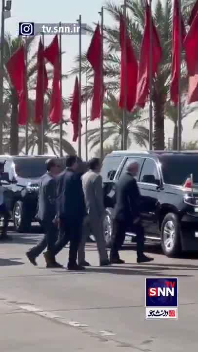 The Islamic Republic of Iran's President Masoud Pezeshkian visited Iraq on Wednesday on his first foreign trip. Here he is at the Soleimani memorial and being welcomed by the prime minister. They plan to sign 15 MOUs