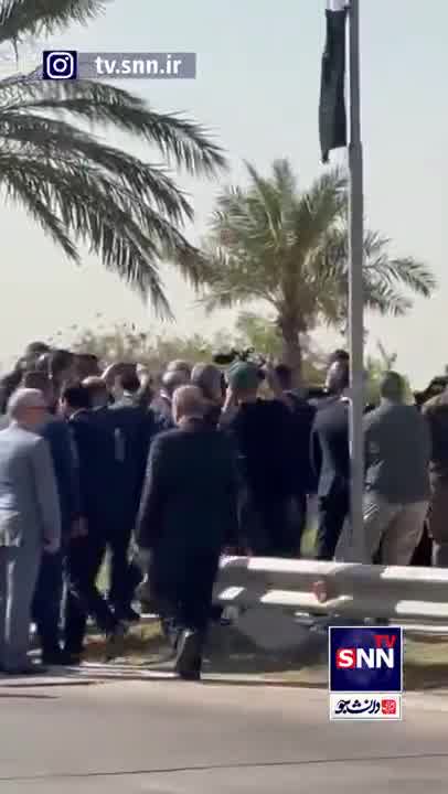 The Islamic Republic of Iran's President Masoud Pezeshkian visited Iraq on Wednesday on his first foreign trip. Here he is at the Soleimani memorial and being welcomed by the prime minister. They plan to sign 15 MOUs