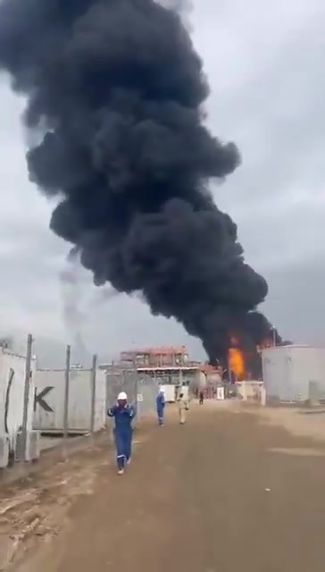 שריפה פורצת בשדה הנפט רומיילה בעיראק