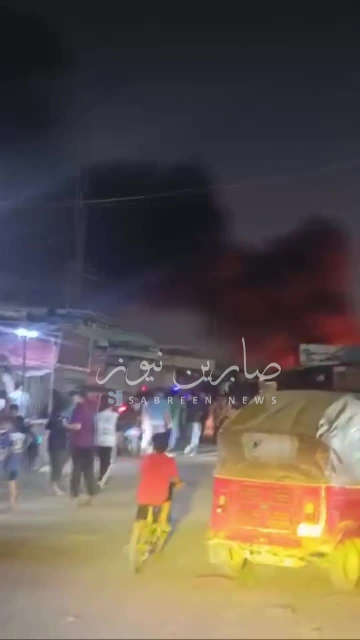 Video: Fire in Baghdad's Sadr City, Mridi Market