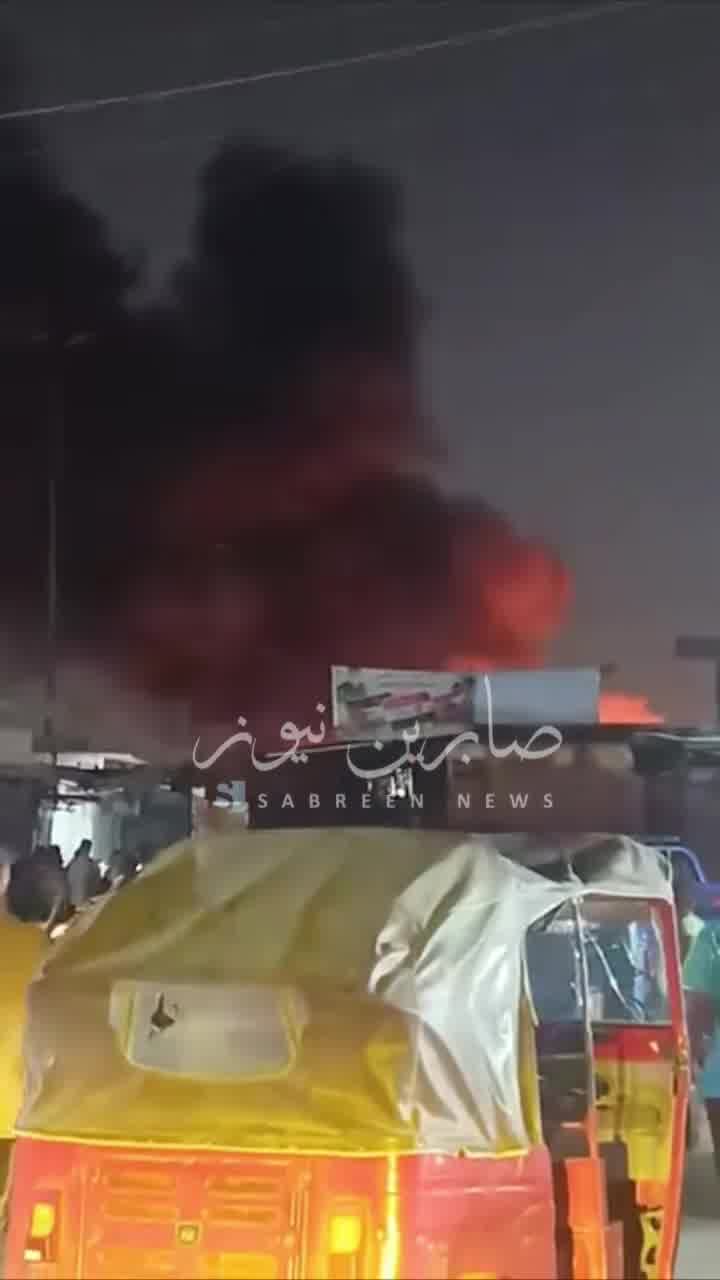 Video: Fire in Baghdad's Sadr City, Mridi Market