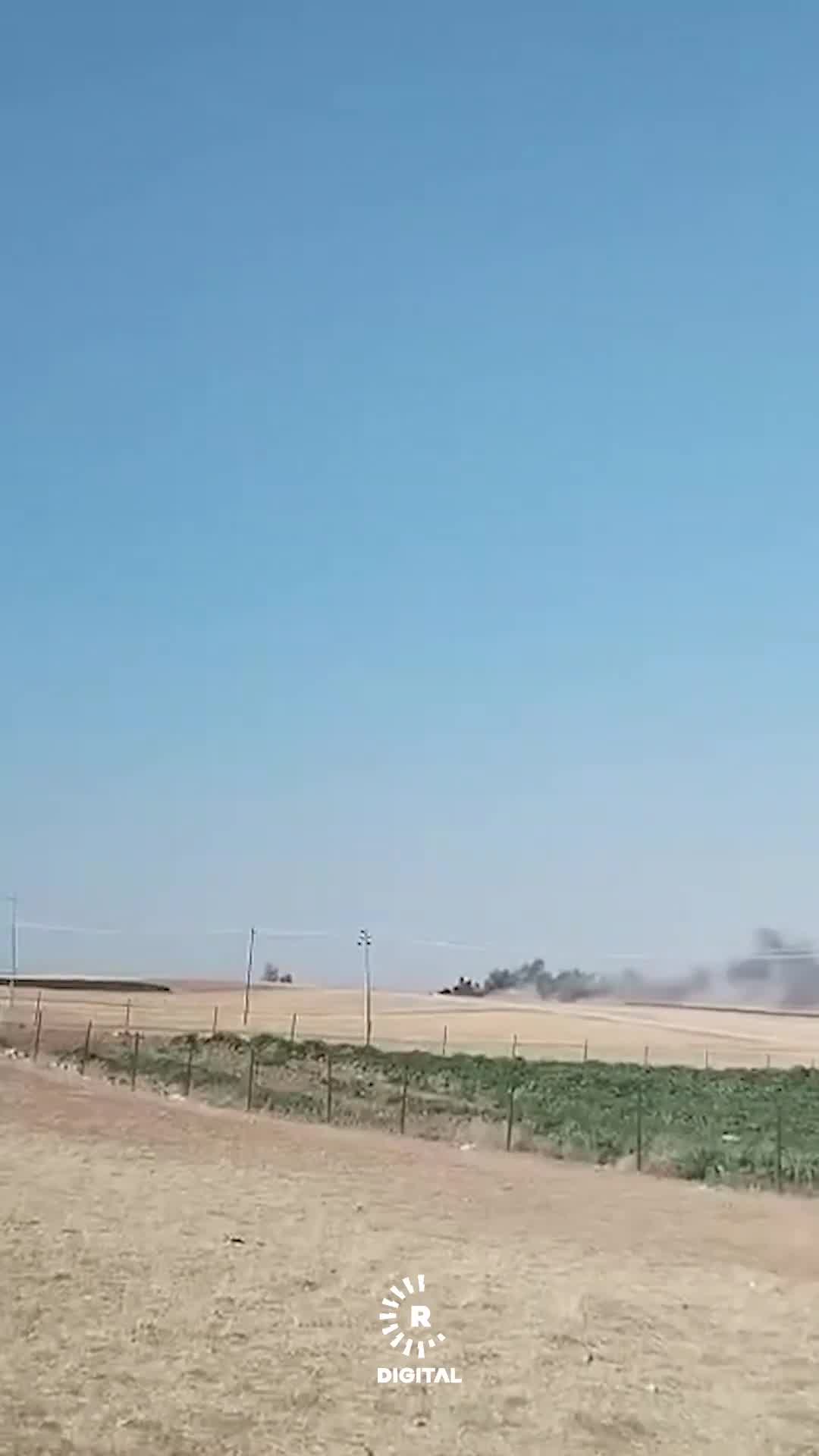 A suspected drone crashed near Erbil International Airport
