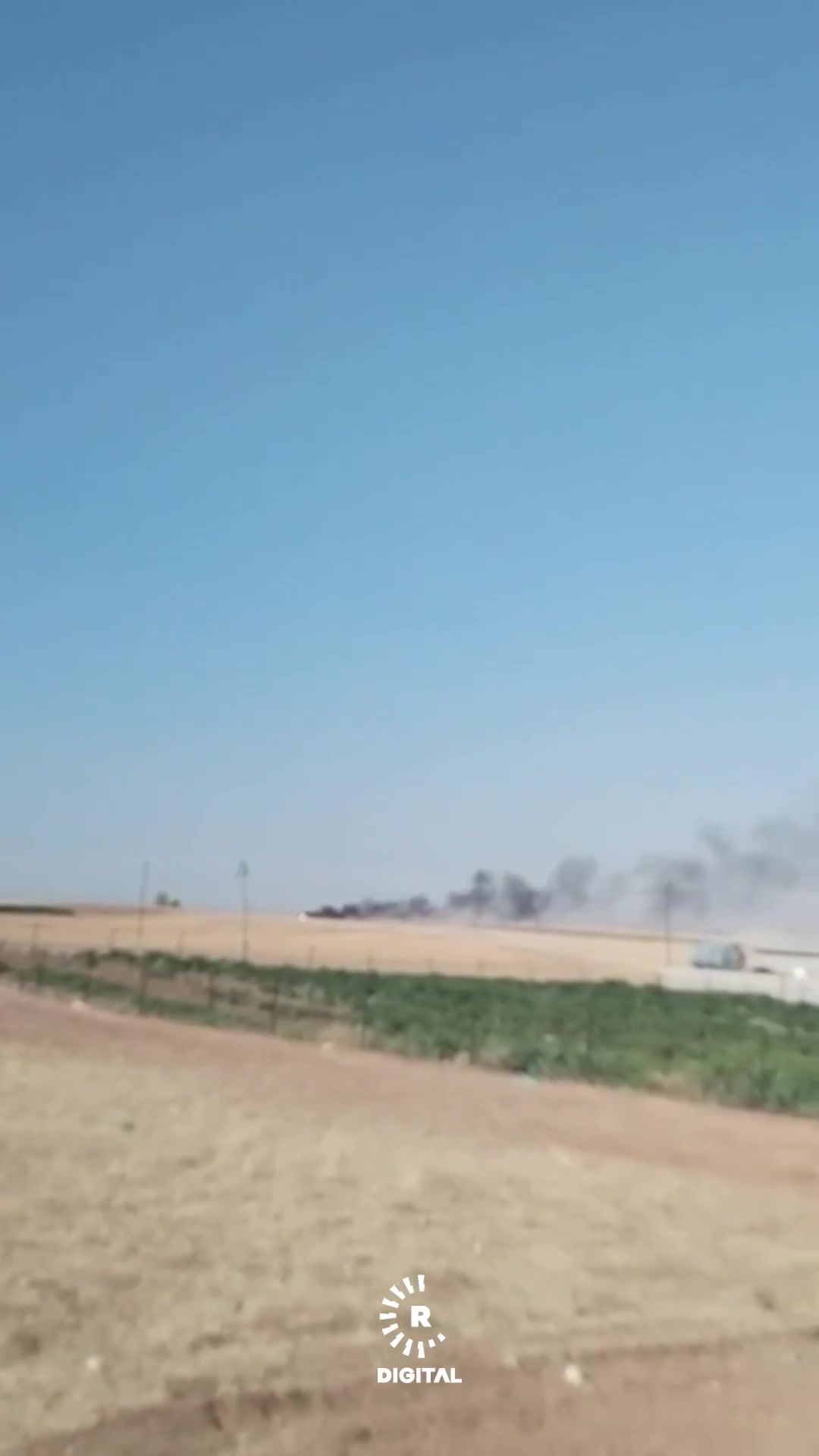 A suspected drone crashed near Erbil International Airport