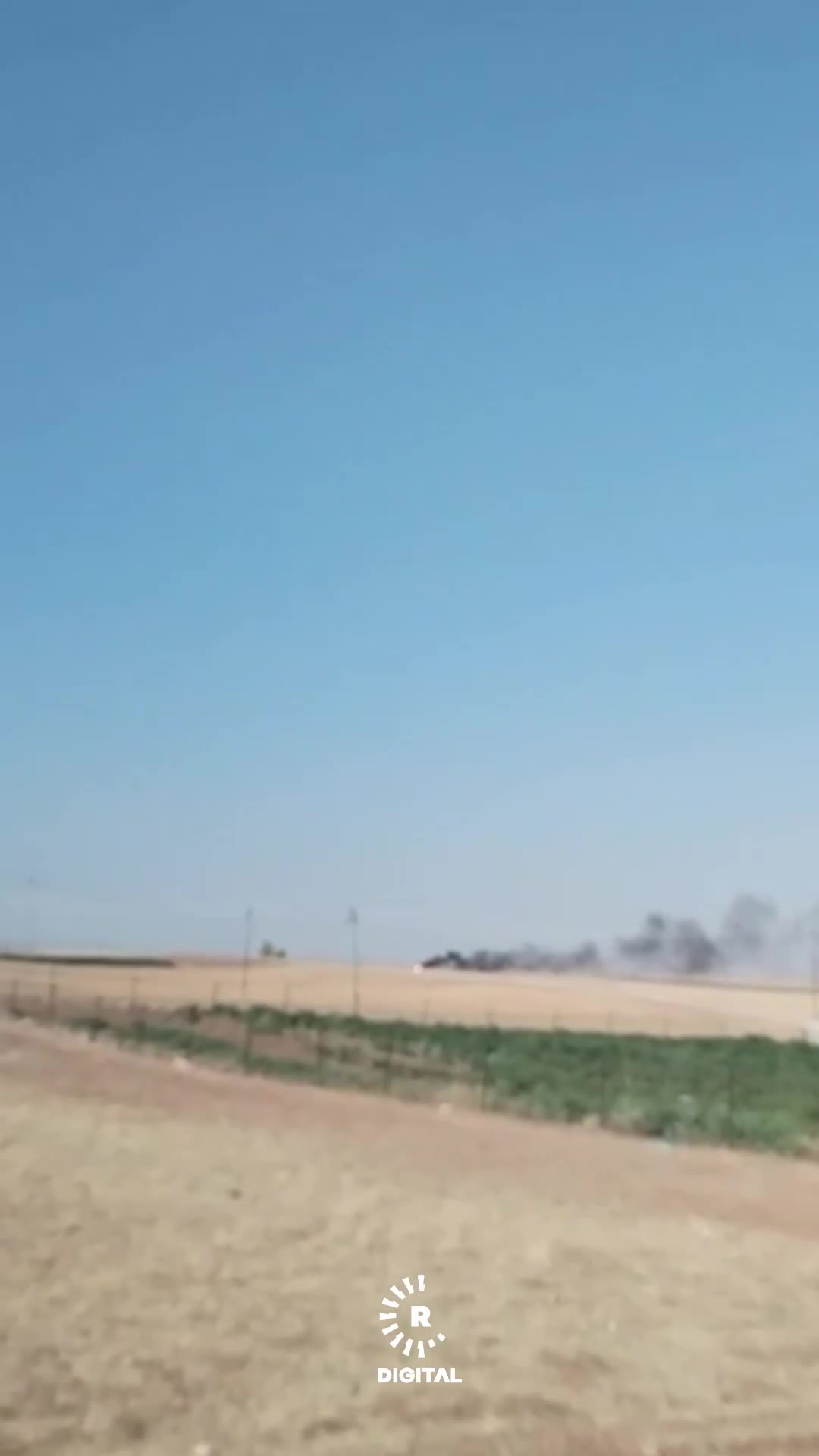 A suspected drone crashed near Erbil International Airport