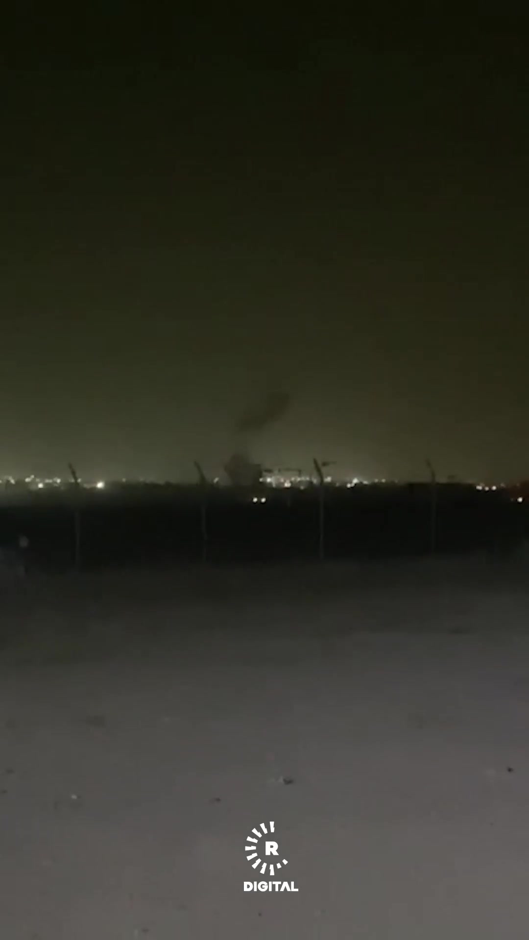 According to several eyewitnesses speaking to Rudaw, an unidentified object — possibly a drone or a missile — has crashed in the vicinity of Erbil International Airport