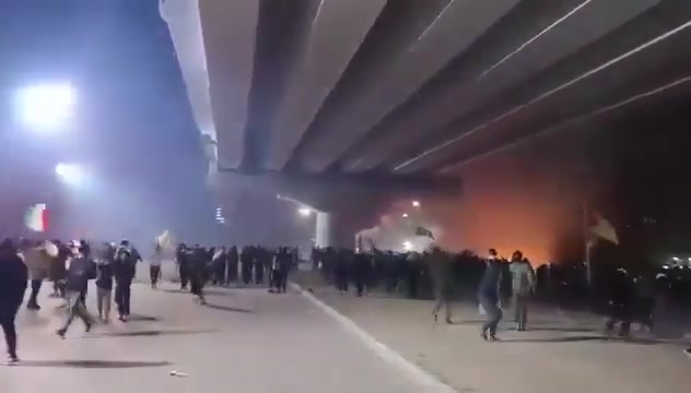 Intense clashes continue near the US Embassy in Baghdad, Iraq