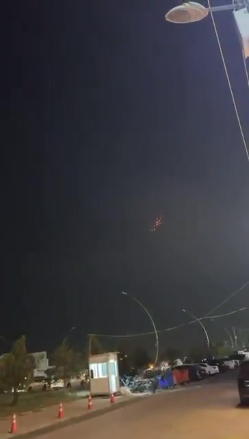 Air defenses are active over Erbil