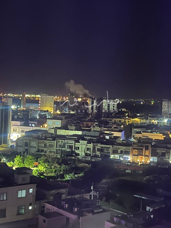 Smoke is rising in Erbil as result of drones raid