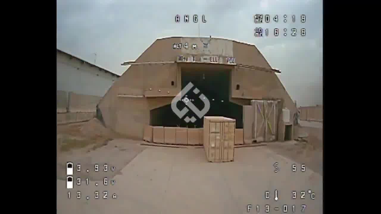 For the first time, an Iranian-backed militia has carried out an FPV drone attack in Iraq, an incredibly dangerous new development. Seen here, the FPV munition flies around Victory Base near Baghdad International Airport before slamming into a building