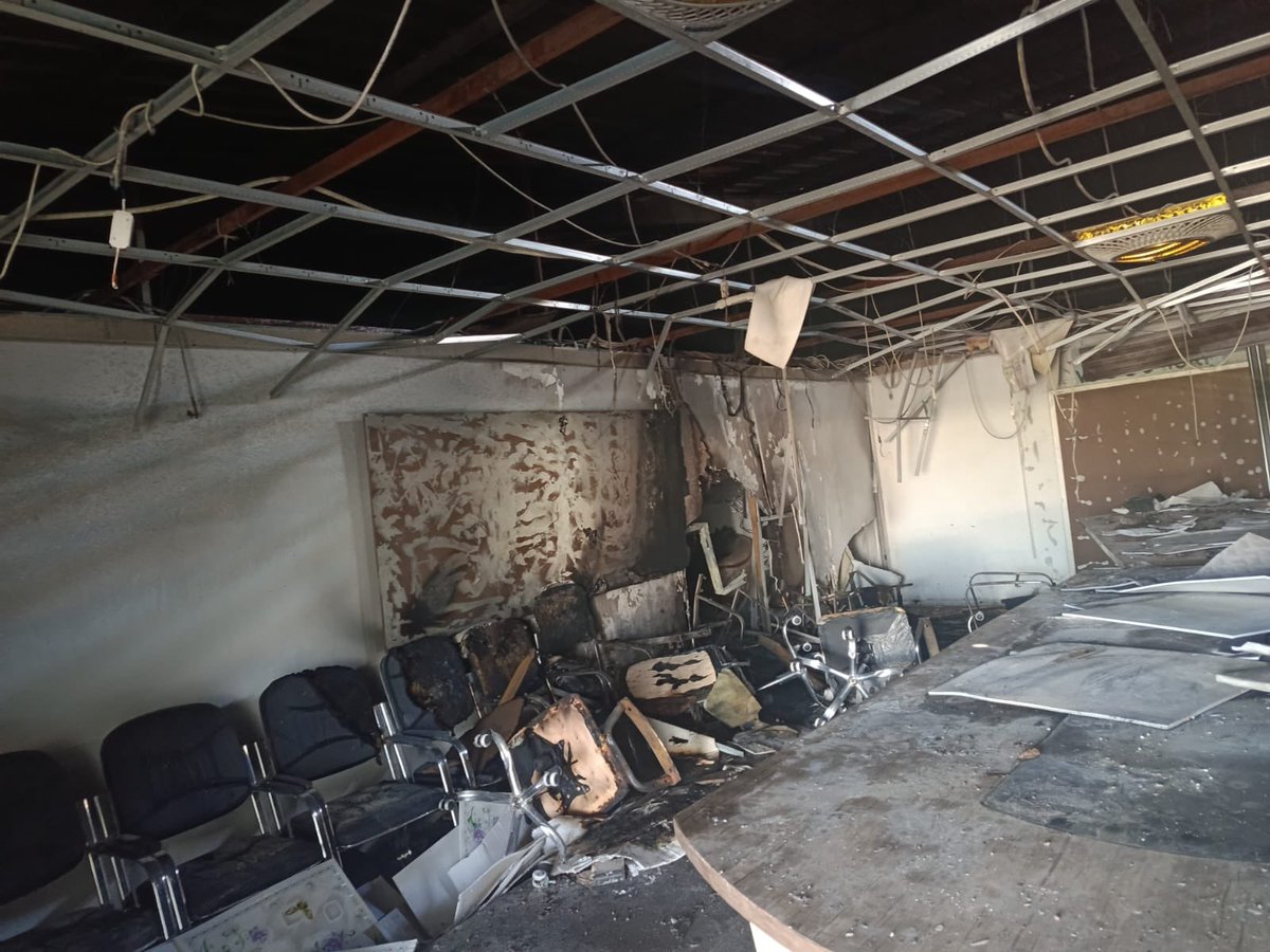 A statement issued by the Ministry of Defense: Kirkuk Air Base was subjected to a cowardly attack with a projectile, resulting in a fire within the base. Technical personnel quickly contained and fully controlled the fire, preventing further damage and any casualties. 