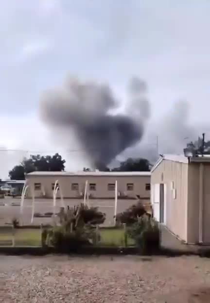 Intense airstrikes target a Popular Mobilization Forces (PMF) headquarters inside Habbaniyah base in Anbar