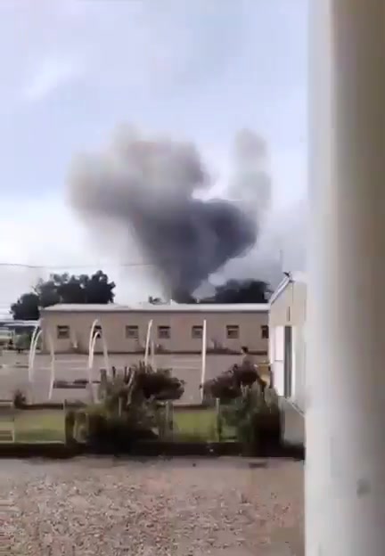 Intense airstrikes target a Popular Mobilization Forces (PMF) headquarters inside Habbaniyah base in Anbar