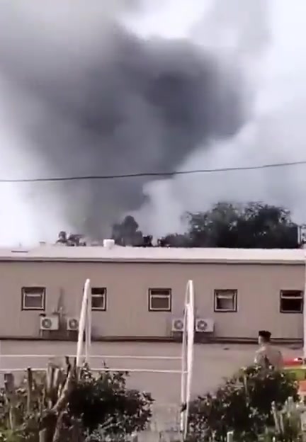Intense airstrikes target a Popular Mobilization Forces (PMF) headquarters inside Habbaniyah base in Anbar