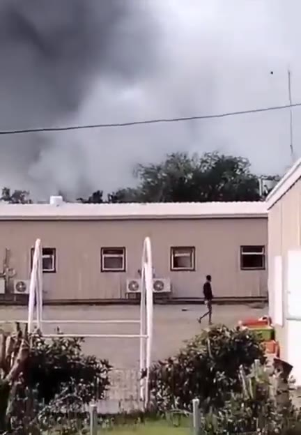 Intense airstrikes target a Popular Mobilization Forces (PMF) headquarters inside Habbaniyah base in Anbar