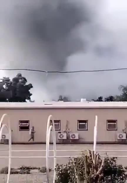 Intense airstrikes target a Popular Mobilization Forces (PMF) headquarters inside Habbaniyah base in Anbar