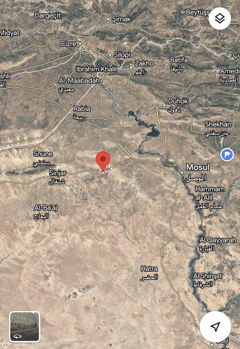 An airstrike targeted areas within Tal Afar, west of Nineveh