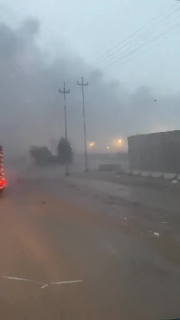 Airstrikes target oil fields in Basra province in southern Iraq