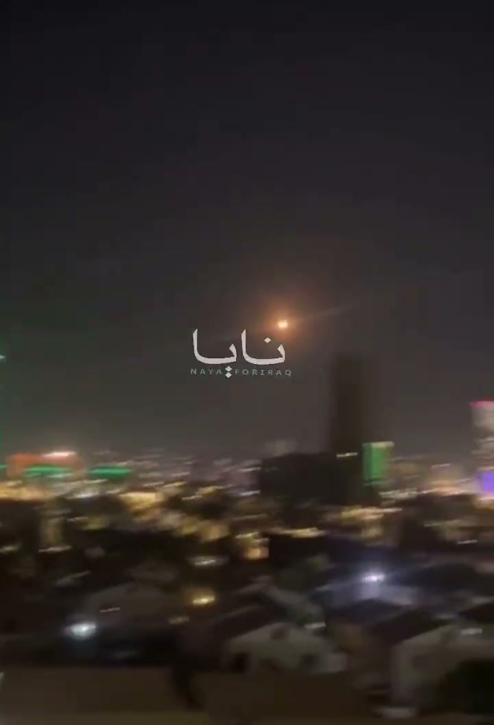 Interceptions over Erbil Governorate, northern Iraq