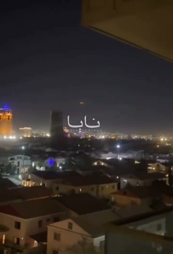 Interceptions over Erbil Governorate, northern Iraq