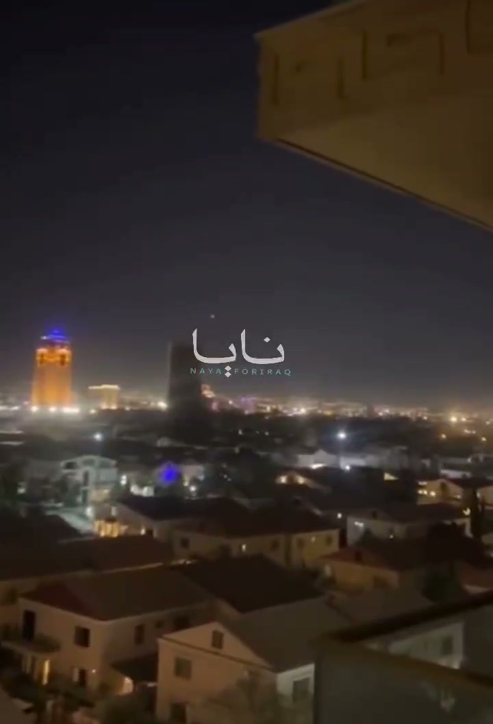 Interceptions over Erbil Governorate, northern Iraq