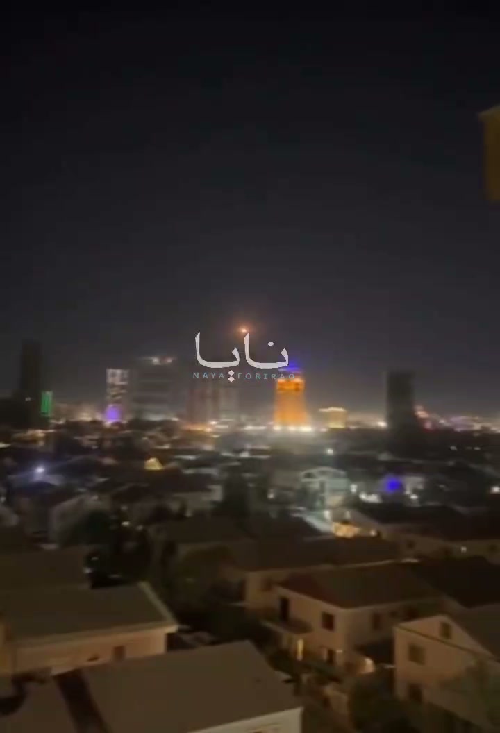 Interceptions over Erbil Governorate, northern Iraq