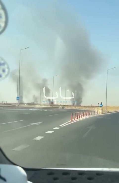 Fires in the vicinity of Erbil airport after multiple drones strikes