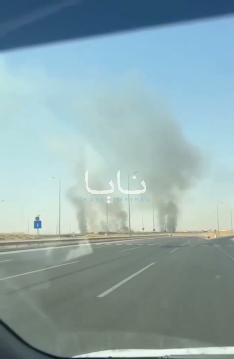 Fires in the vicinity of Erbil airport after multiple drones strikes