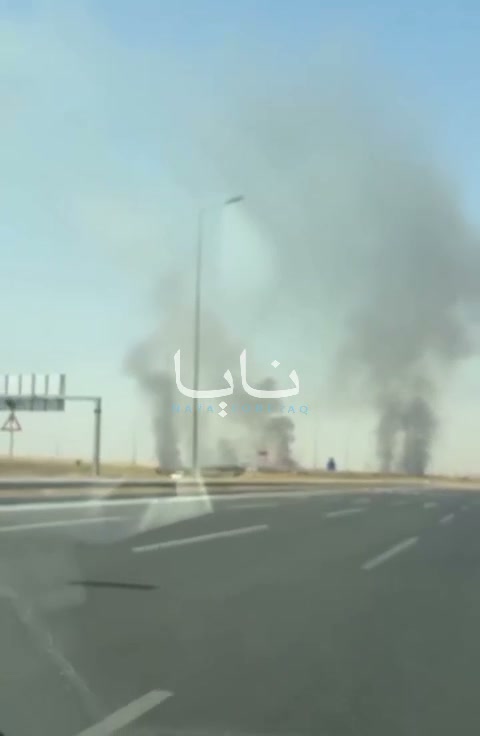 Fires in the vicinity of Erbil airport after multiple drones strikes