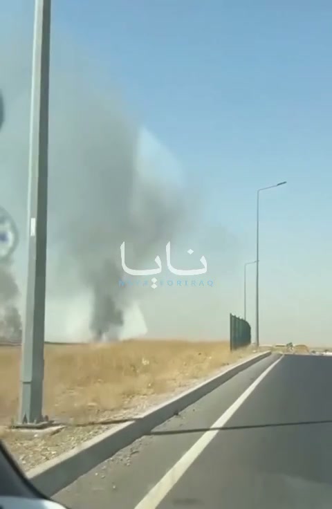 Fires in the vicinity of Erbil airport after multiple drones strikes