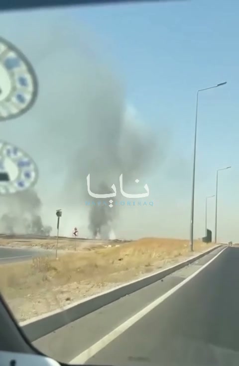 Fires in the vicinity of Erbil airport after multiple drones strikes
