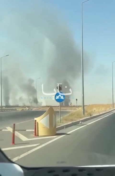 Fires in the vicinity of Erbil airport after multiple drones strikes