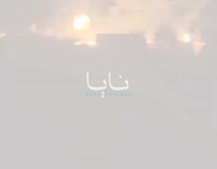 Other footage shows the moment explosions occurred in one of the weapons depots belonging to the Kurdish opposition party in Sulaymaniyah Governorate, northern Iraq.