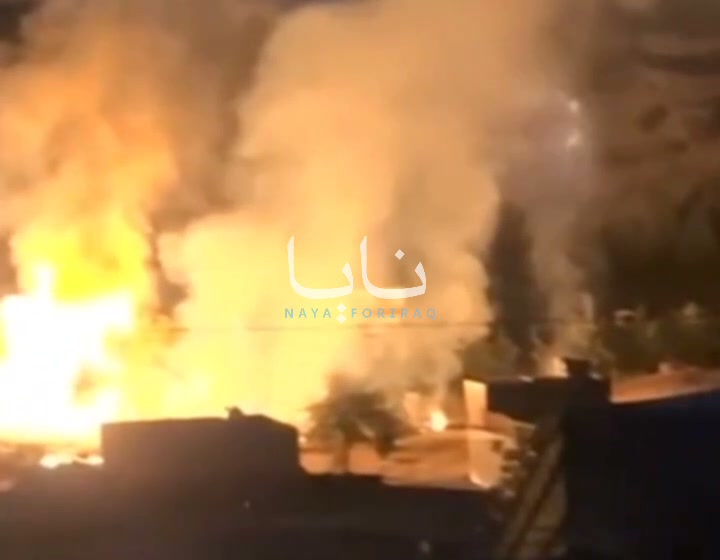 Other footage shows the moment explosions occurred in one of the weapons depots belonging to the Kurdish opposition party in Sulaymaniyah Governorate, northern Iraq.