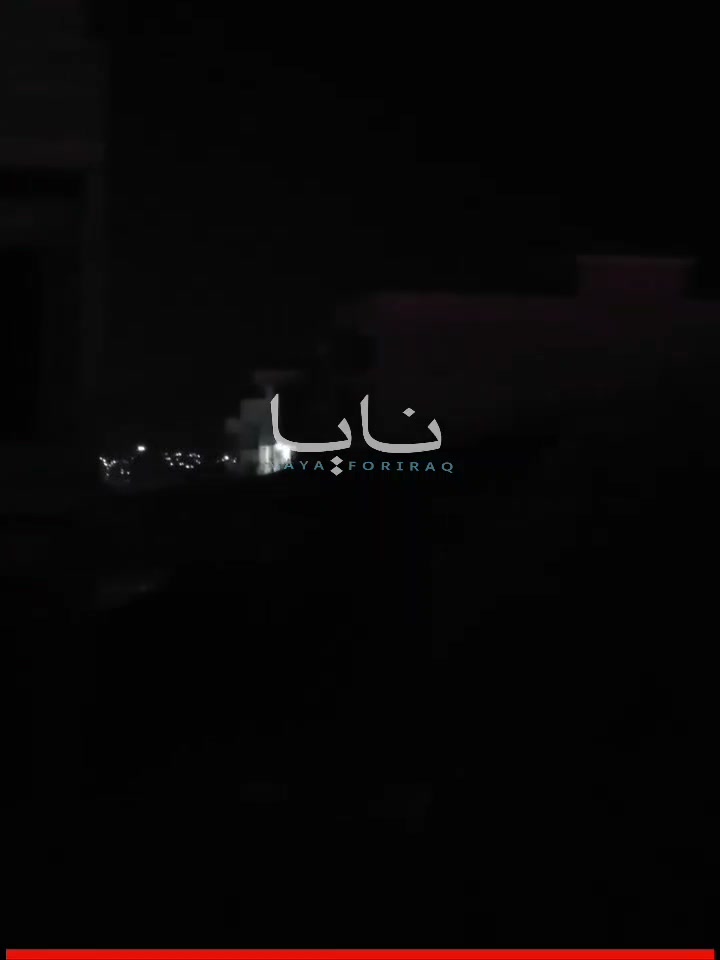 A large fire broke out as a result of the suicide drone attack that targeted Kurdish opposition headquarters in Duhok province, northern Iraq.