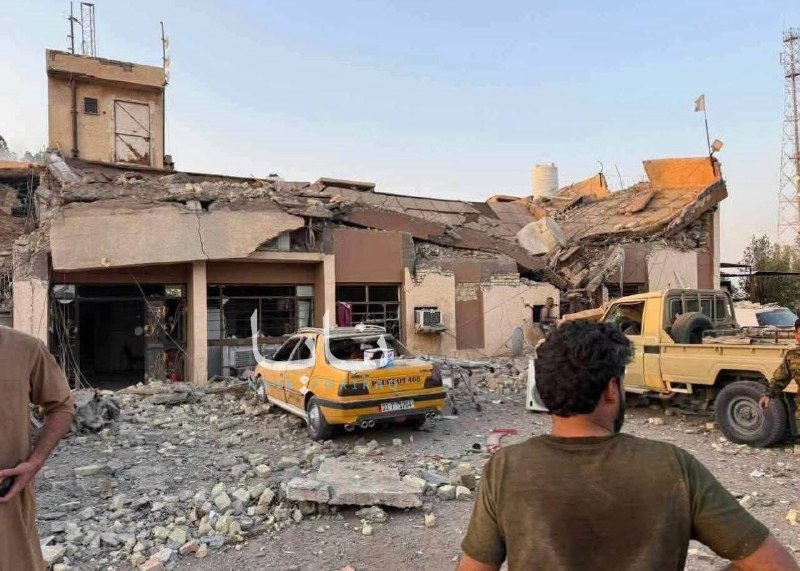 New footage of the brutal US-Saudi bombing of the 24th Brigade headquarters in the Al-Muqdadiyah district of Diyala province.