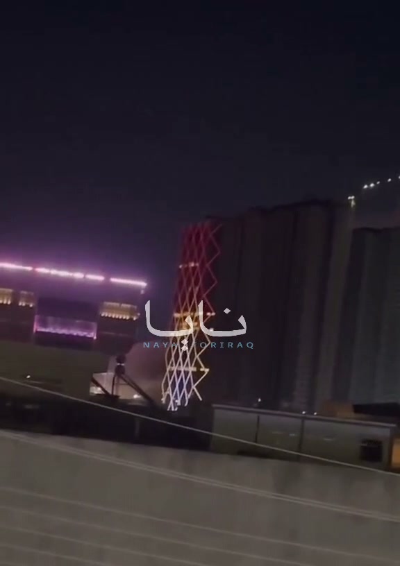 A hotel in Erbil, northern Iraq, was targeted.