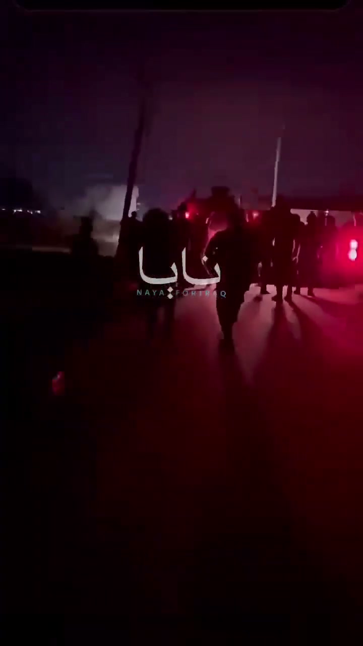 قوات الأمن العراقية تحيط بمجموعة من عناصر داعش في منطقة الداناديش في محافظة كركوك.